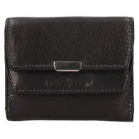 Menšia dámska kožená peňaženka SendiDesign Marcela - čierna