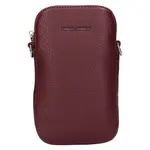 Dámska kabelka na mobil a doklady David Jones Kaila - vínová