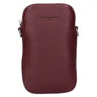 Dámska kabelka na mobil a doklady David Jones Kaila - vínová