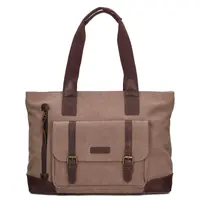 Väčšia dámska kabelka Katana Rotta - svetlo hnedá