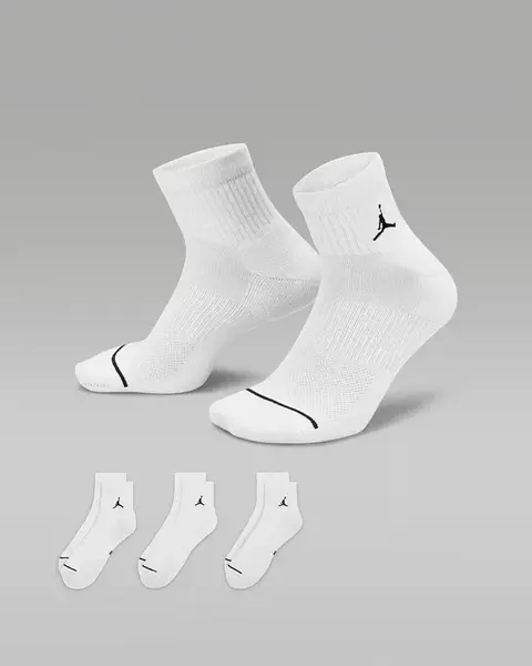 Jordan Everyday Ankle Socks (3 Pairs) XL