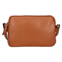 Kožená dámská crosbody kabelka Katana Francia - koňak