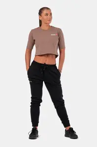NEBBIA Minimalist Logo crop top M