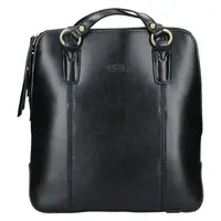 Dámska kožená batôžky kabelka Katana Martina - čierna