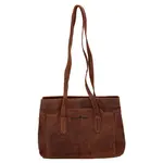 Dámska kožená kabelka Greenwood Lidia - hnedá