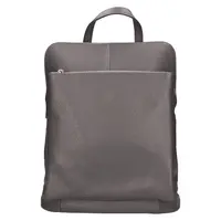 Dámská kožená batůžko-kabelka Italia Ella - tmavě šedá