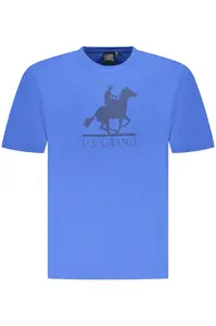 Modré pánské triko US Grand Polo