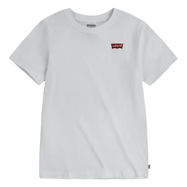 Dětské tričko Levi's bílá barva, hladké