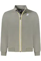 Pánská mikina na zip K-WAY zelená