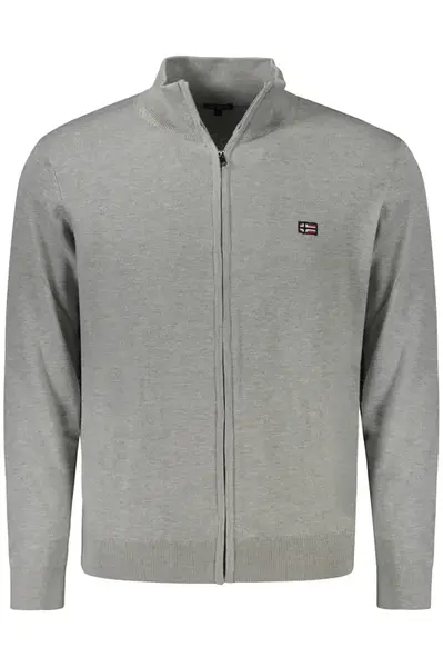 Pánský šedý kardigan Norway 1963