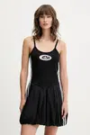 Šaty adidas Originals Balloon Dress černá barva, mini, KC8798