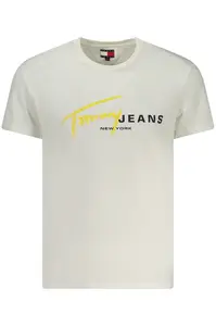 Bílé triko Tommy Hilfiger s krátkým rukávem