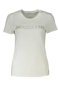 Bílé tričko s krátkým rukávem Patrizia Pepe