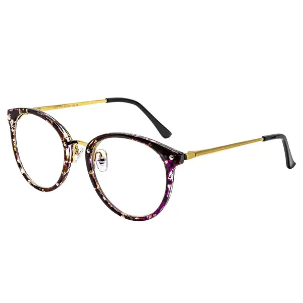 Glassa Brýle do dálky G 1253 -1,00 vínovo/zlaté