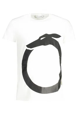 TRUSSARDI SHORT SLEEVED T-SHIRT MEN'S WHITE