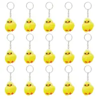 Cute Water Mink Mini Fur Chicken Pendant Bag Keychain