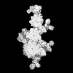 3D Flower Polyester Embroidery Sew on Appliques