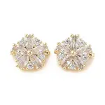 Brass Pave Cubic Zirconia Spacer Bars