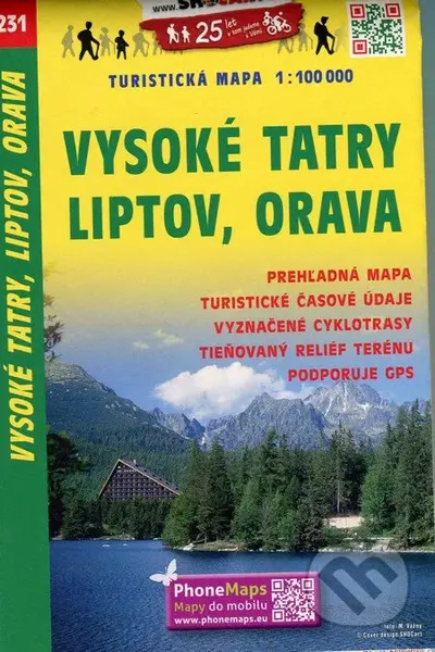 Vysoké Tatry, Liptov, Orava 1:100 000 (Turistická mapa 231)