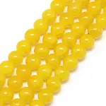 Baking Paint Crackle Glass Bead Strands
