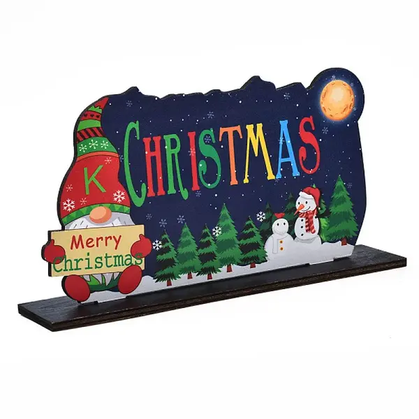 Wood Tabletop Display Decorations