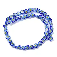 Handmade Millefiori Lampwork Beads Strands