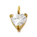 304 Stainless Steel Micro Pave Cubic Zirconia Pendants