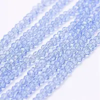 Transparent Glass Beads Strands