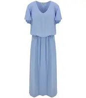 Pri WINDING MAXI dress with elastic waistband