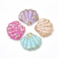Resin Paillette Pendants