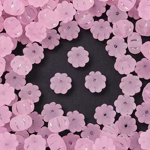 Frosted Transparent Acrylic Beads