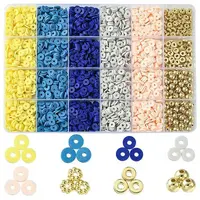 DIY Heishi Polymer Clay Beads Jewelry Making Finding Kit