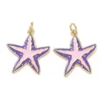 Brass Enamel Pendants