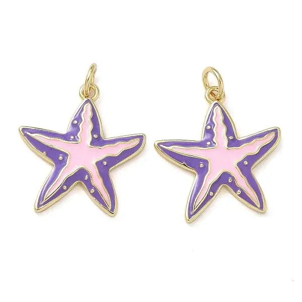 Brass Enamel Pendants