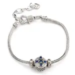 Brass Micro Pave Cubic Zirconia European Bracelets