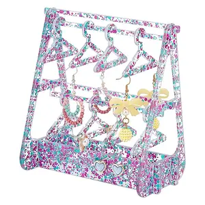 1 Set Transparent Acrylic Earring Display Stands