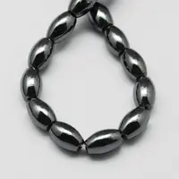 Non-magnetic Synthetic Hematite Beads Strands