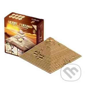 Pyramida (3D dřevěná skládačka hlavolamu) - hra z kategorie Domino, hlavolamy