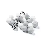 Round/Polygon Food Grade Silicone Focal Beads
