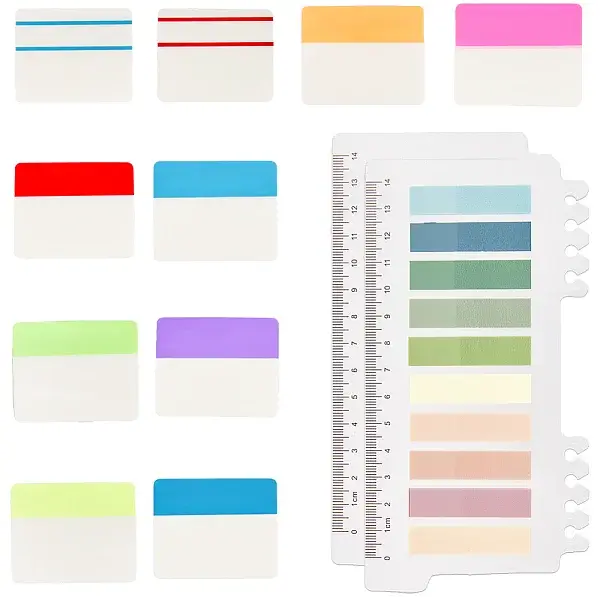 3 Sets 2 Style Rectangle Paper Memo Pad