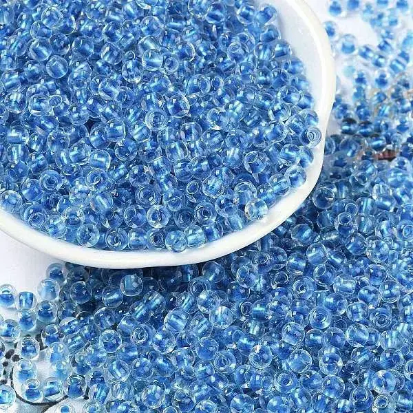 Transparent Inside Colours Glass Seed Beads