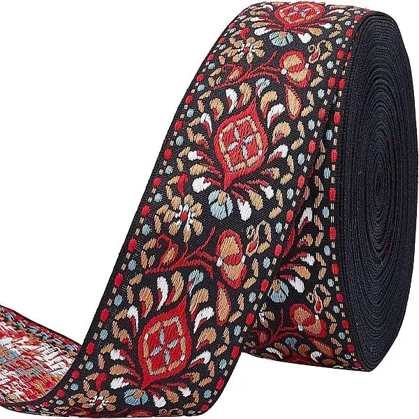 Ethnic Style Embroidery Polycotton Ribbons