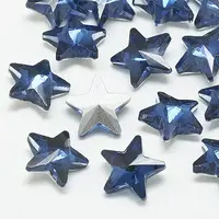 Pointed Back Glass Rhinestone Cabochons