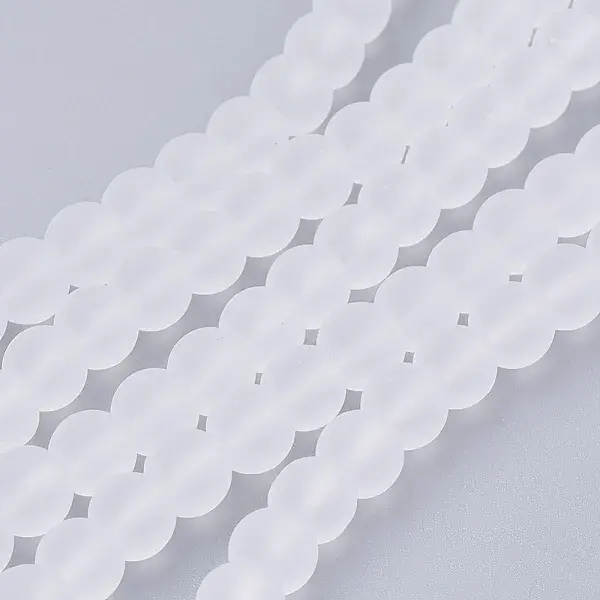 Transparent Glass Bead Strands
