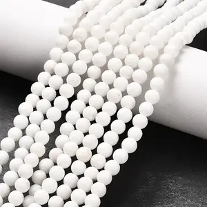 Natural Mashan Jade Round Beads Strands