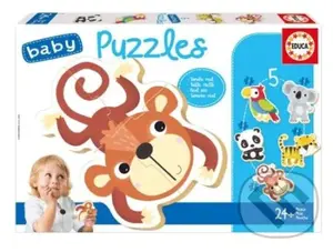 Divoká zvěř 5v1 (Baby puzzle) - puzzle z kategorie Maxi dílky