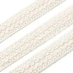 Polyester with Milk Silk Lace Trim