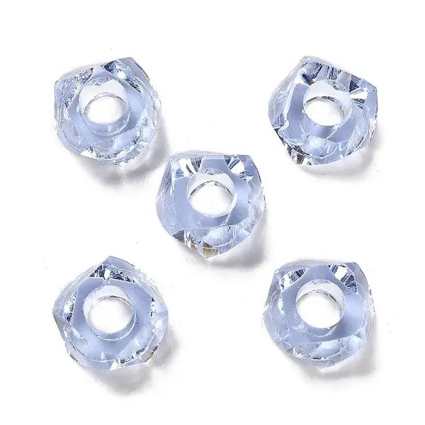 Transparent Resin European Beads