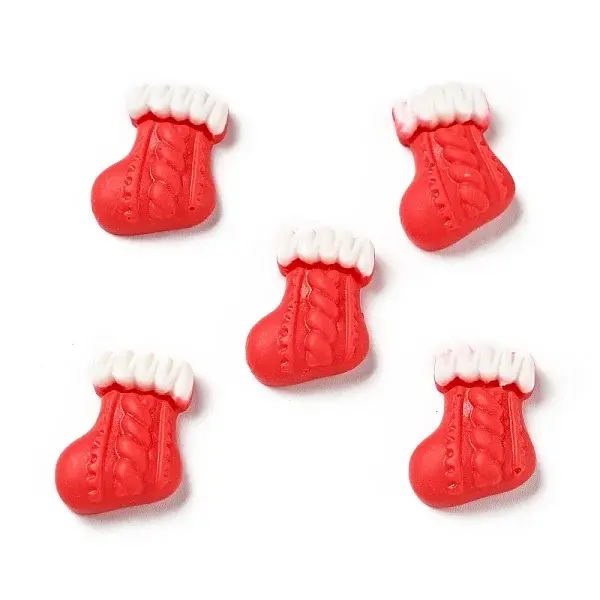 Opaque Christmas Resin Cabochons