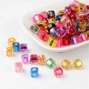 Mixed Cube Acrylic Beads